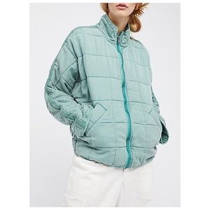 Free people dolman quilted knit jacket size M